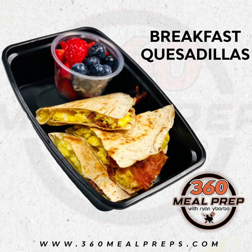 Breakfast Quesadillas & Fruit
