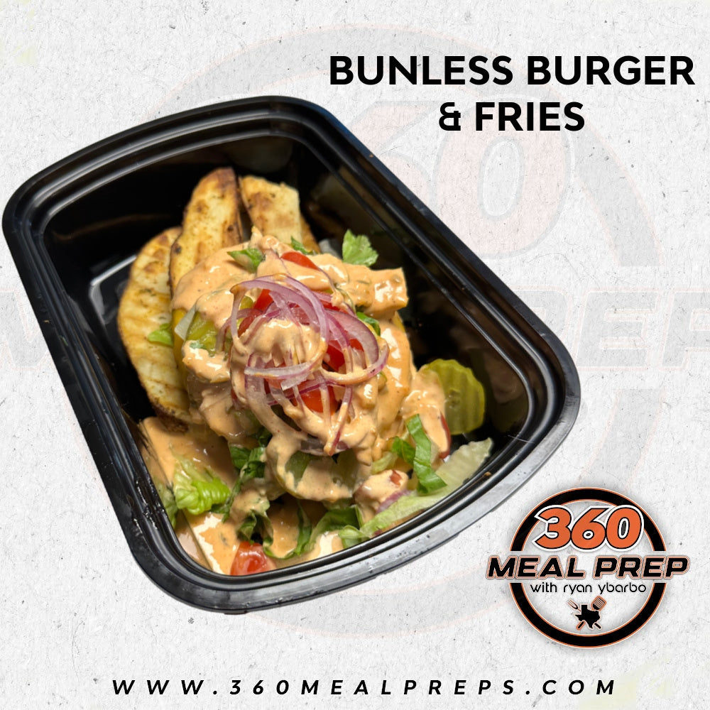 BUNLESS BURGER & FRIES
