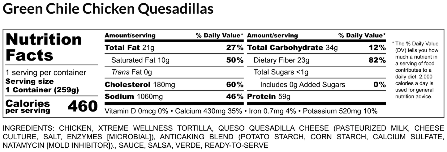 Green Hatch Chile Quesadillas