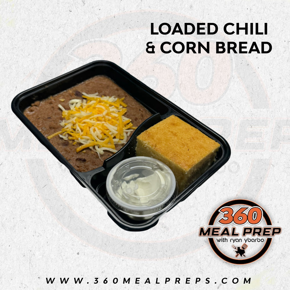 Loaded Chili & Corn Bread