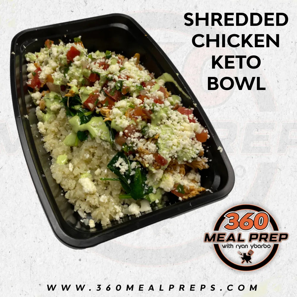 Shredded Chicken Keto Bowl