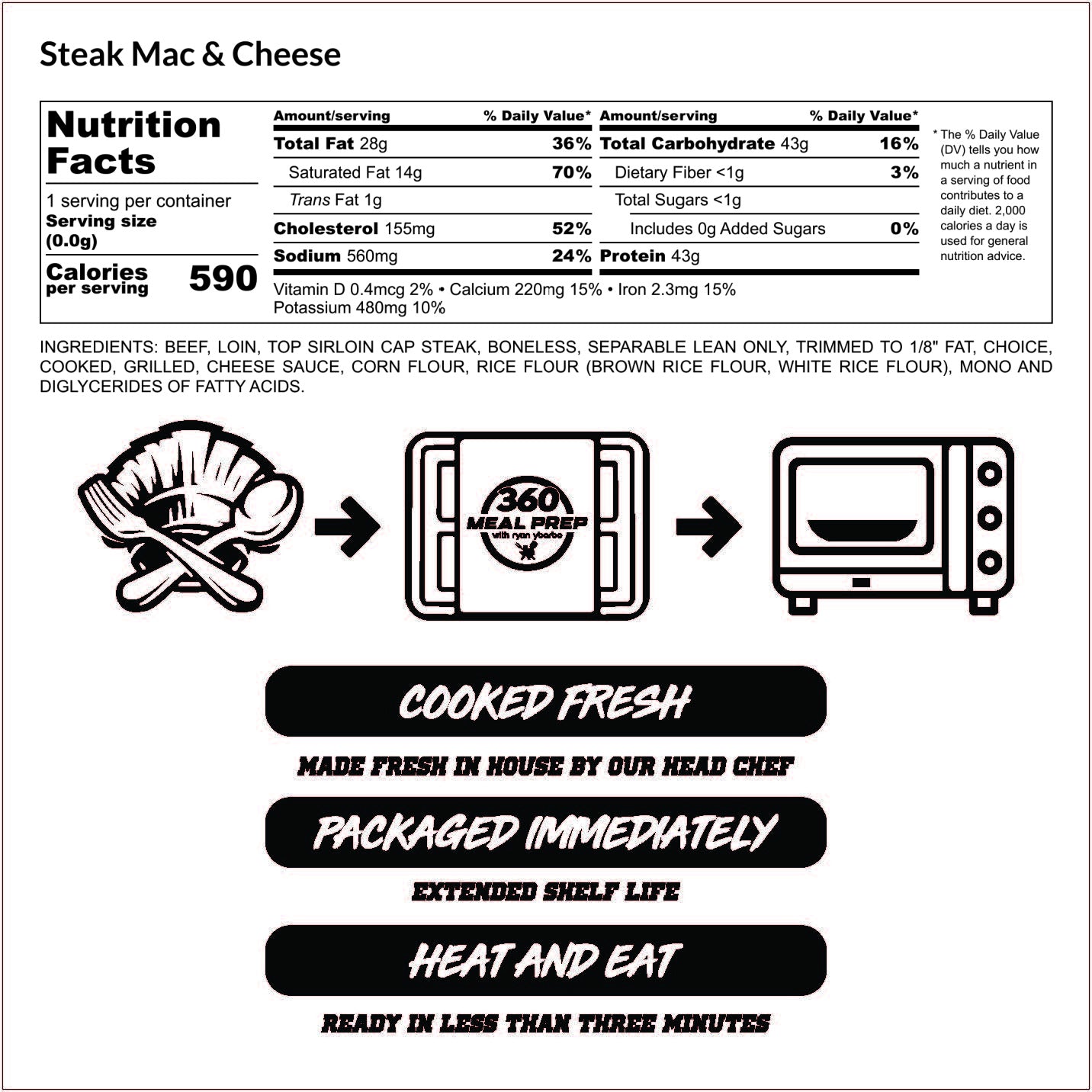 Sirloin Mac & Cheese