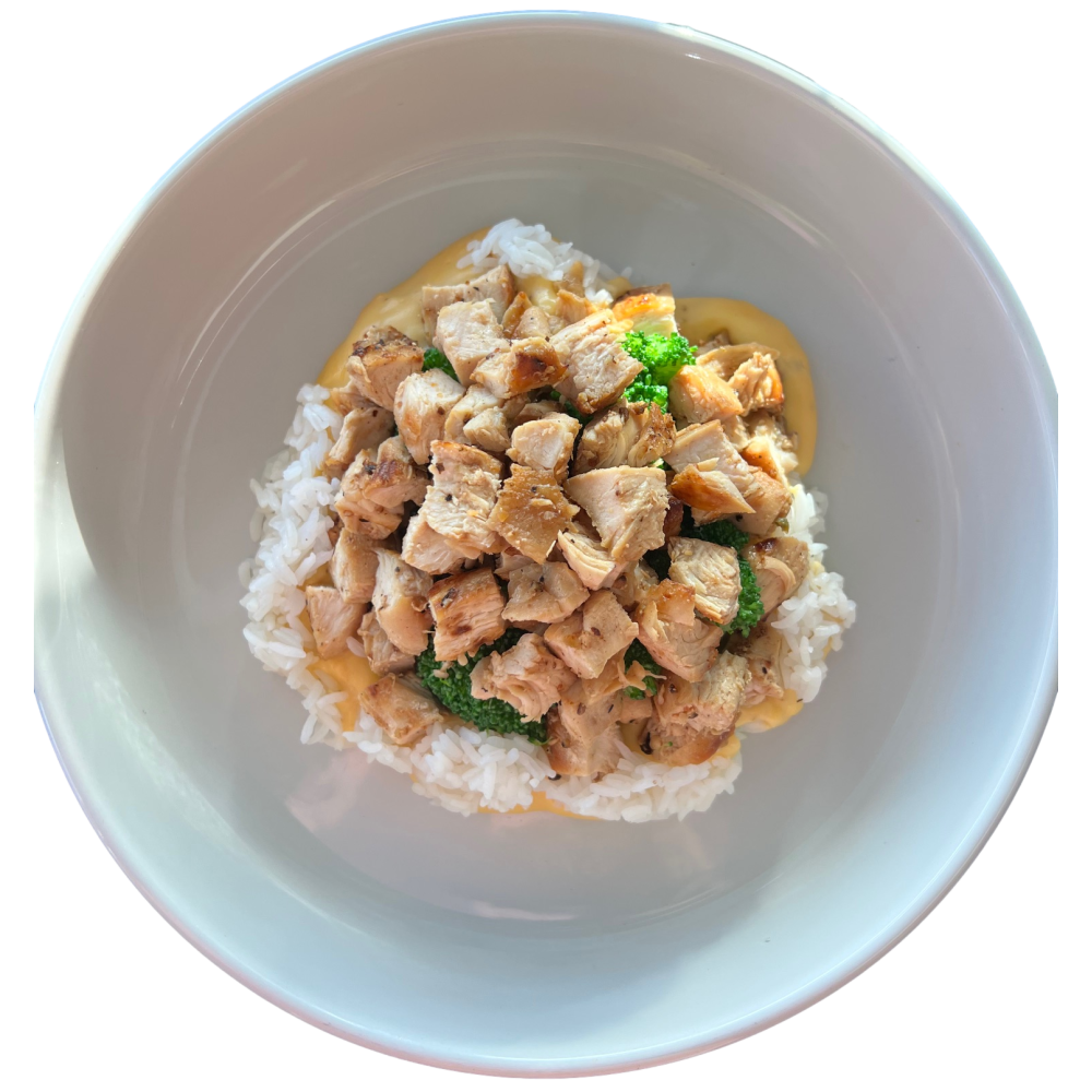 Broccoli Cheddar Chicken Bowl