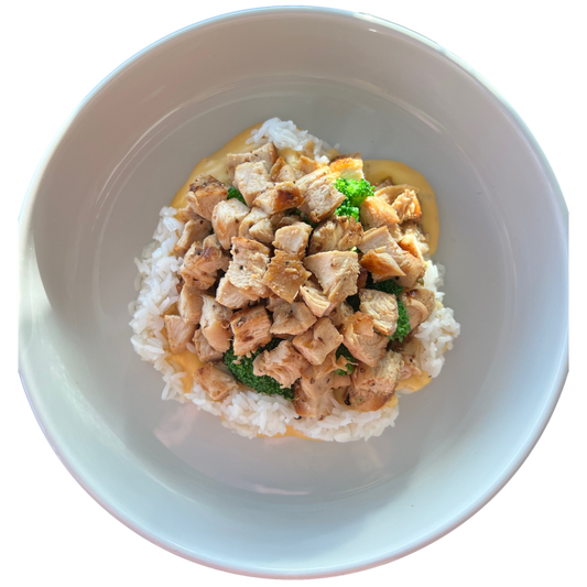 Broccoli Cheddar Chicken Bowl