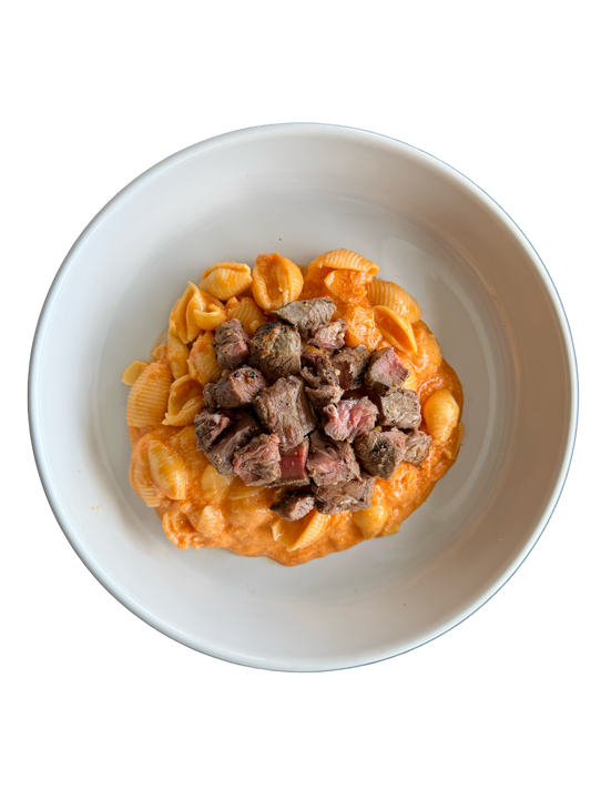 Buffalo Steak Mac & Cheese