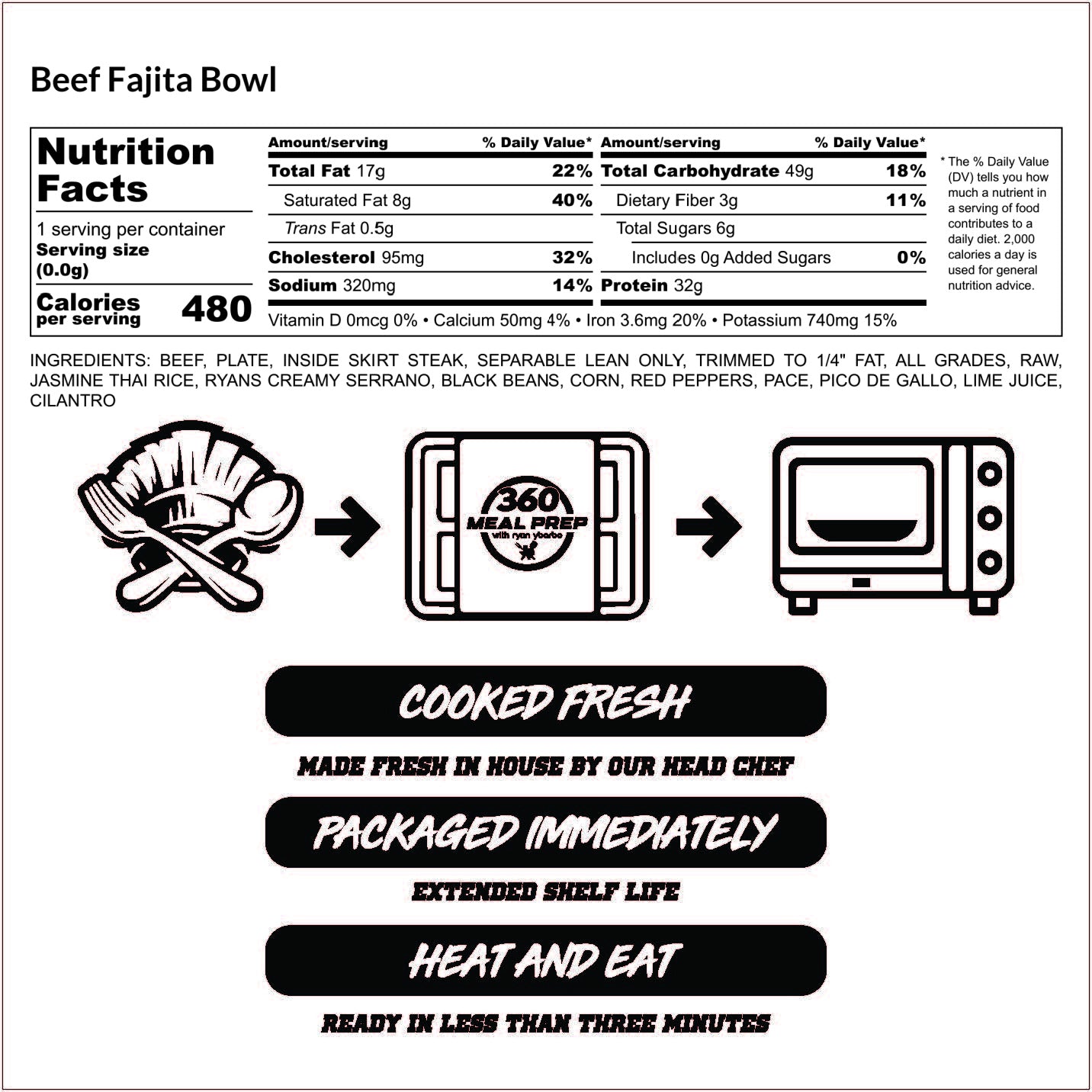 Beef Fajita Bowl