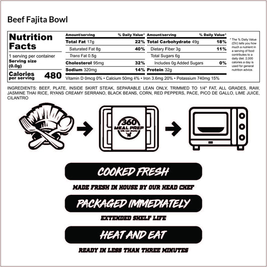 Beef Fajita Bowl