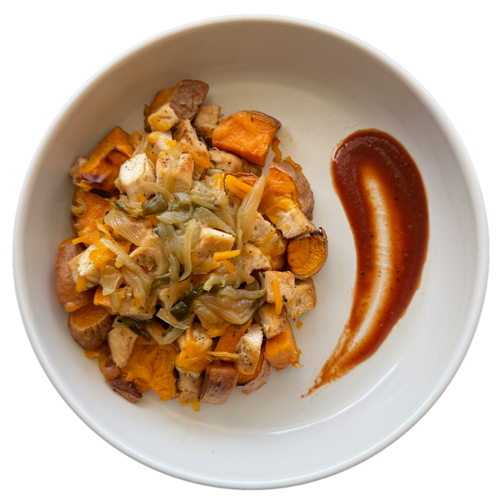 BBQ Chicken Sweet Potato Bowl
