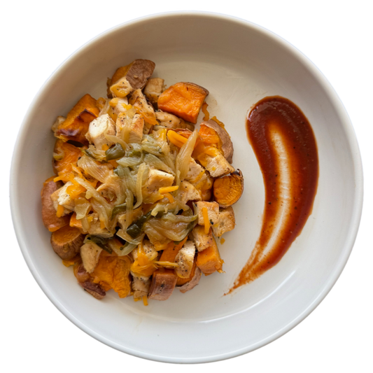 BBQ Chicken Sweet Potato Bowl