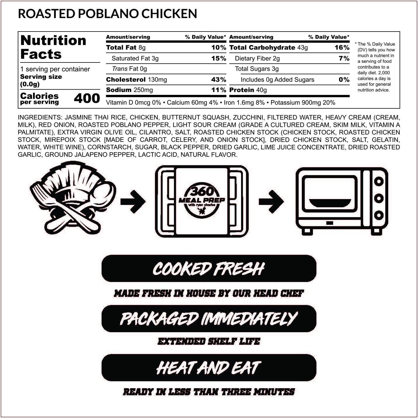 Roasted Poblano Chicken