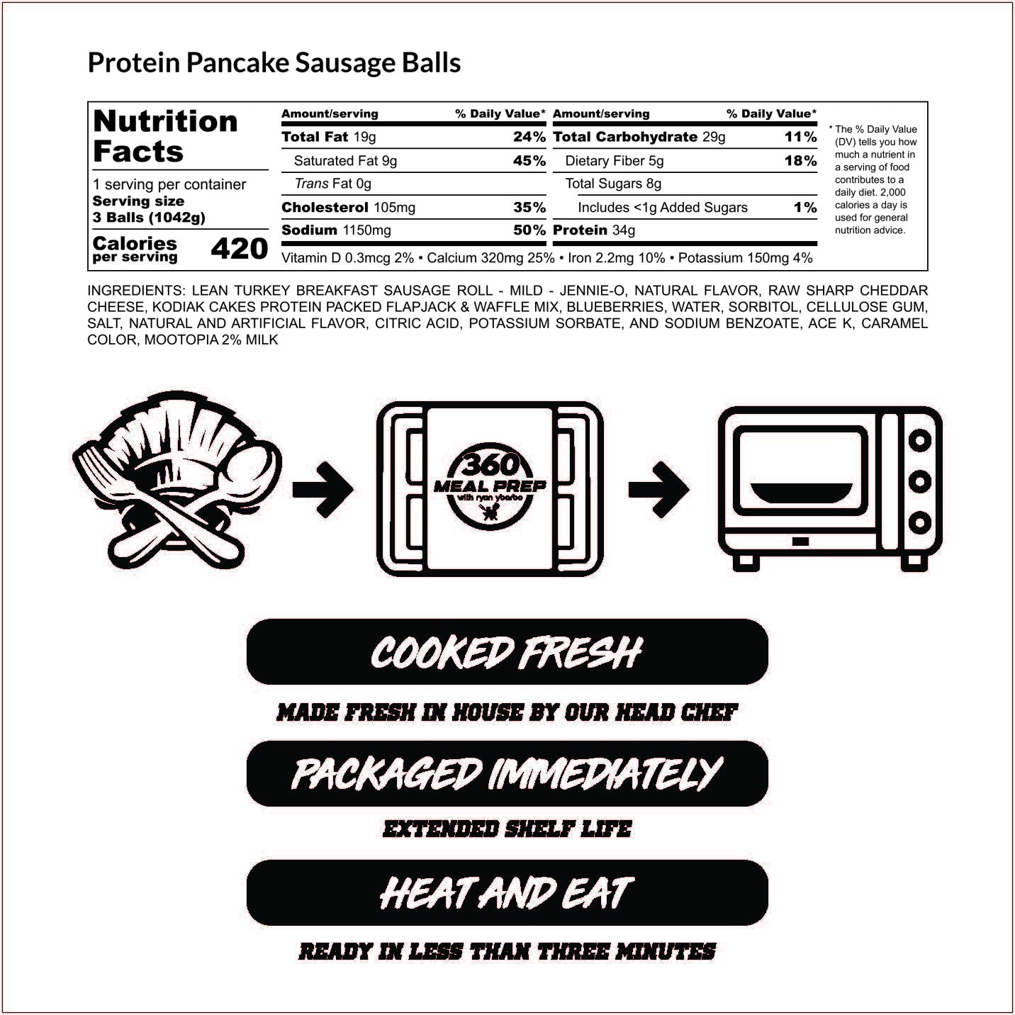 Protein Pancake Sausage Balls